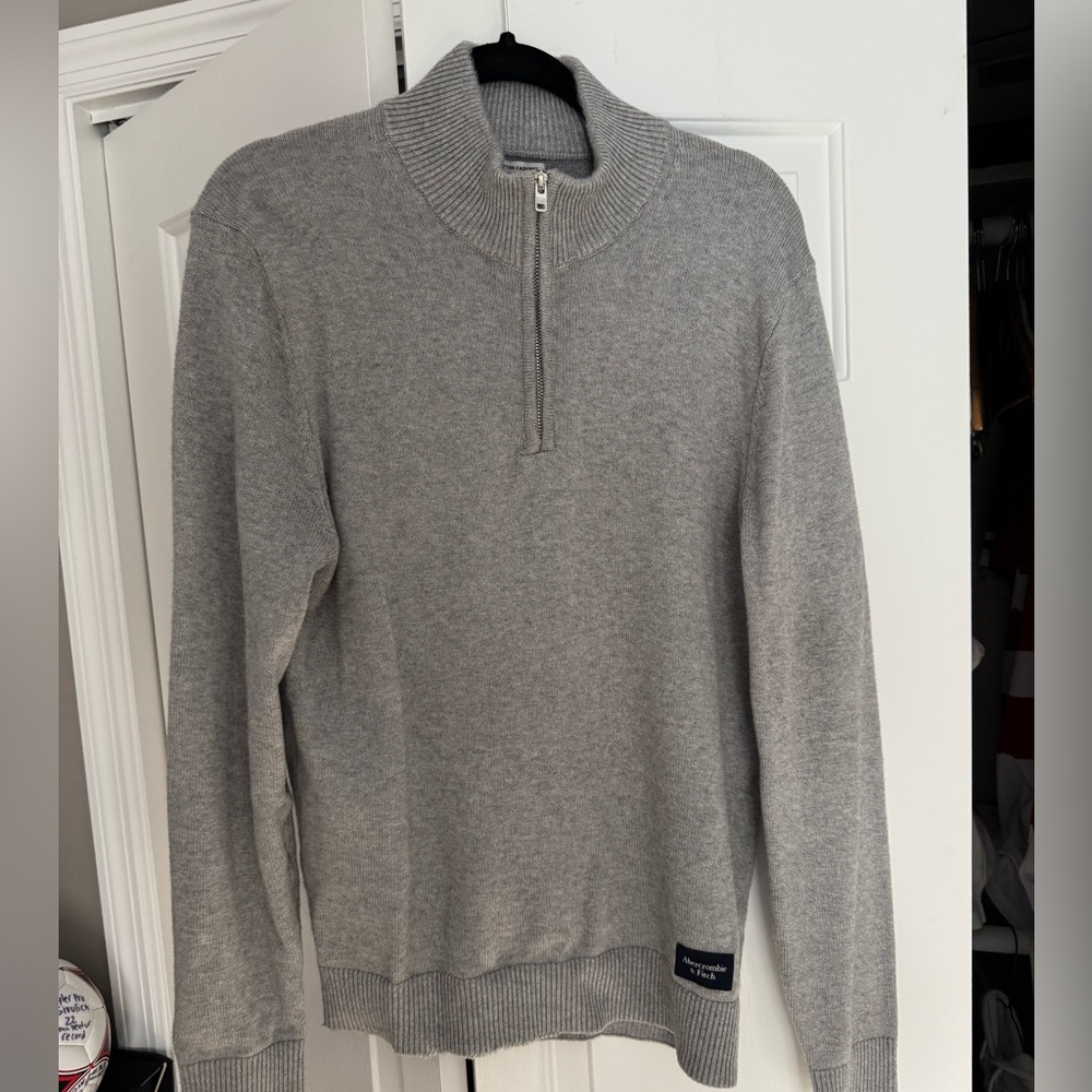Men’s Abercrombie Cotton Cashmere Quarter Zip